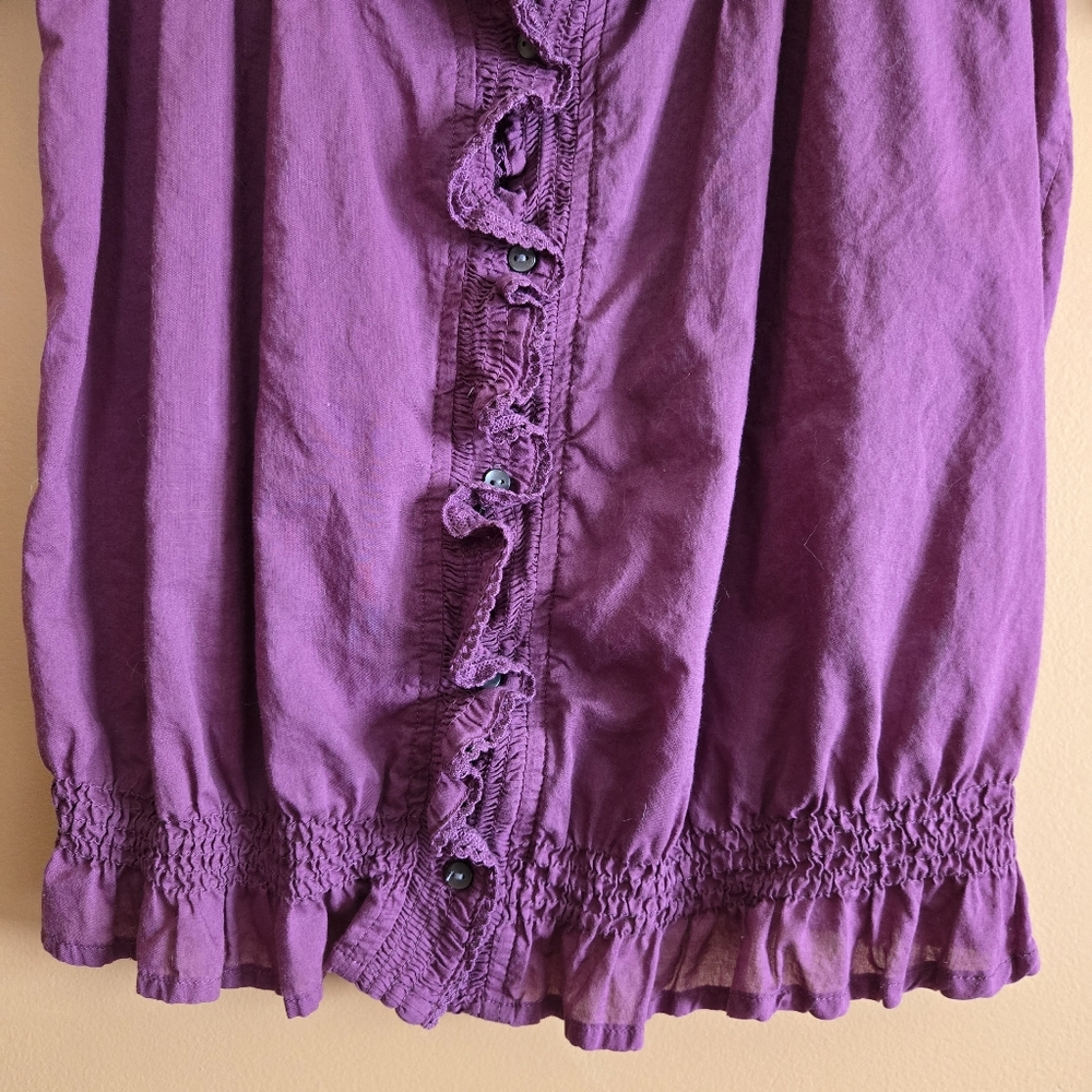Converse One Star Ruffled Top, PTP=17" - Picture 3 of 5